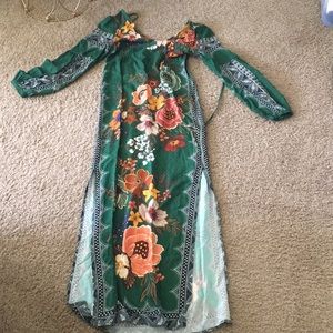 farm rio verdor maxi dress